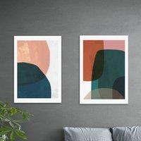 Set of 2 East End Prints Contrast Prints