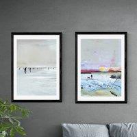 Set of 2 East End Prints Beach Walk Prints