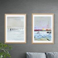 Set of 2 East End Prints Beach Walk Prints