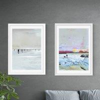 Set of 2 East End Prints Beach Walk Prints