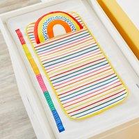 Rainbow Dreams Deluxe Changing Mat White/Red/Blue