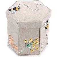 Hobby Gift Bee Applique Hexagon Sewing Kit Natural Cream/Yellow/Black