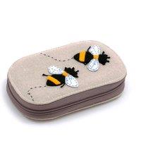 Hobby Gift Bee Applique Zip Sewing Kit Natural