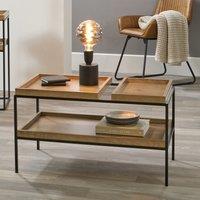 Pacific Gallery Lam Coffee Table, Light Wood Effect