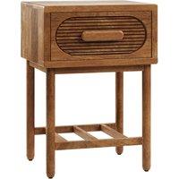 Khari 1 Drawer Bedside Mango Wood Brown