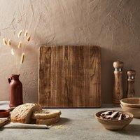 Hoxton Vintage Square Chopping Board Brown