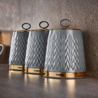 Tower Set of 3 Empire Canisters