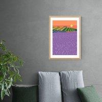 East End Prints Lavender Fields Print