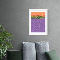 East End Prints Lavender Fields Print