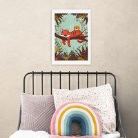 East End Prints Sleeping Tiger Print