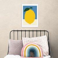 East End Prints Yellow Lemon Print