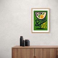 East End Prints Gin & Tonic Print