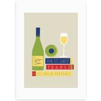 East End Prints Les vins de France Print