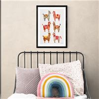 East End Prints Alpaca Print