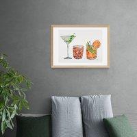 East End Prints Classic Cocktails Print