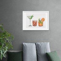 East End Prints Classic Cocktails Print