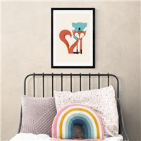 East End Prints Fox and Koala Print