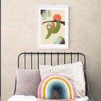 East End Prints Mama Sloth Print