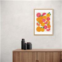 East End Prints Grapefruit Harvest Print