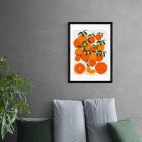 East End Prints Orange Harvest Print