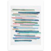 East End Prints Pastel Stripes Print