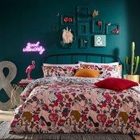 furn. Inked Blush Duvet Cover & Pilowcase Set