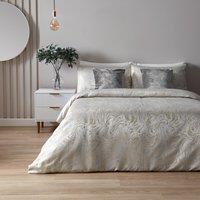 Paoletti Marble Oyster Duvet Cover & Pillowcase Set