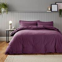 Soft & Cosy Luxury 100% Brushed Cotton Duvet Cover & Pillowcase Set