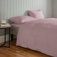 Soft & Cosy Luxury Brushed Cotton Flat Sheet Pink
