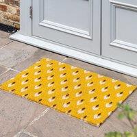 Cedar & Sage Geo Design Coir Doormat