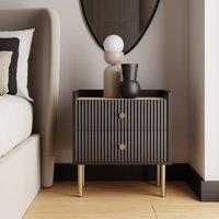 Georgi 2 Drawer Bedside Table