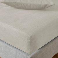 Soft & Cosy Luxury Cotton Fitted Sheet Light Brown