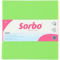 Sorbo Pack of 6 Viscose Cleaning Cloths