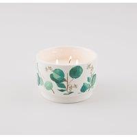 Eucalyptus Ceramic wick Candle Green
