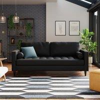 Zoe Faux Leather 3 Seater Sofa