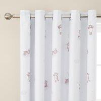 Baby Bears Blackout Eyelet Curtains Natural