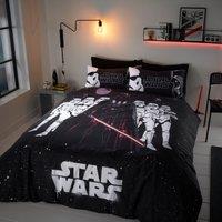 Disney Star Wars Darth Vader Duvet Cover and Pillowcase Set Black