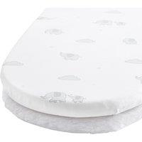 Pack of 2 Jersey Grey Elephant 100% Cotton Fitted Sheets