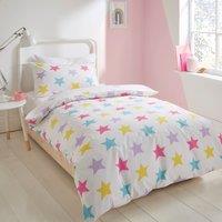 Rainbow Stars Reversible Duvet and Pillowcase Set