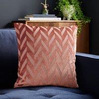 Cut Velvet Chevron Cushion Cover