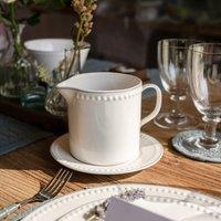 Mary Berry Signature Gravy Boat & Saucer White