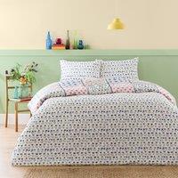 Celeste Green Cotton Duvet Cover and Pillowcase Set