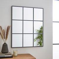 Apartment Window Mirror, Grey 85x70cm Grey