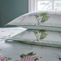 Dorma Love Bird Oxford Pillowcase Pair Green