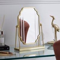 Equatorial Desk Mirror Gold