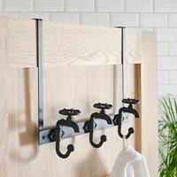 Vintage Tap Overdoor Hooks Black