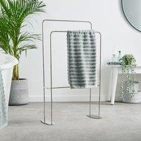 Essentials Freestanding Towel Rail Chrome