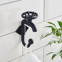 Vintage Tap Wall Hooks Black