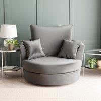 Blake Swivel Chair, Opulent Velvet