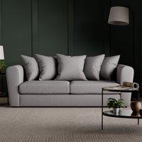 Blake Soft Texture Fabric 3 Seater Sofa Grey